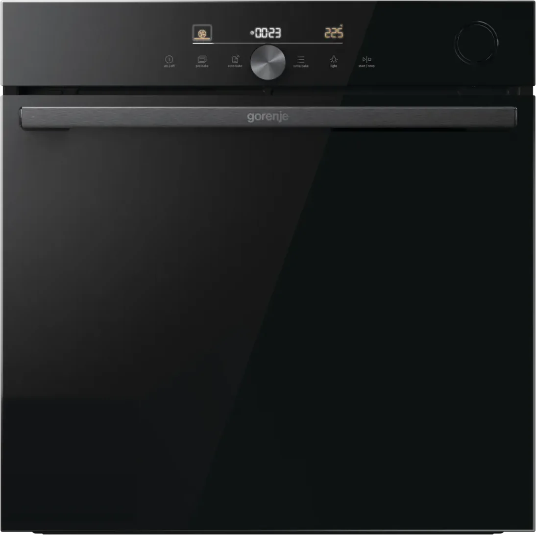 Einbau-Backofen von Gorenje mit Dampfzugabe